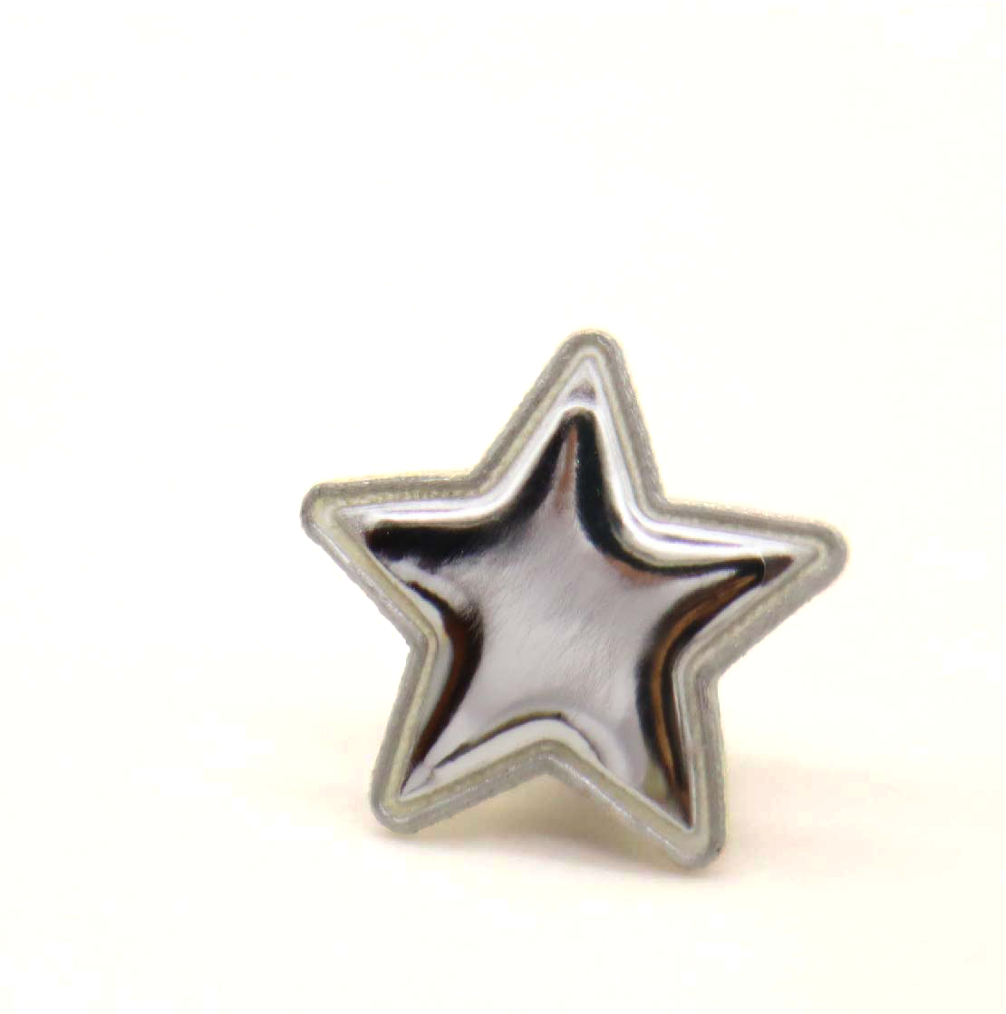 加購品-造型五角星鞋扣(銀)