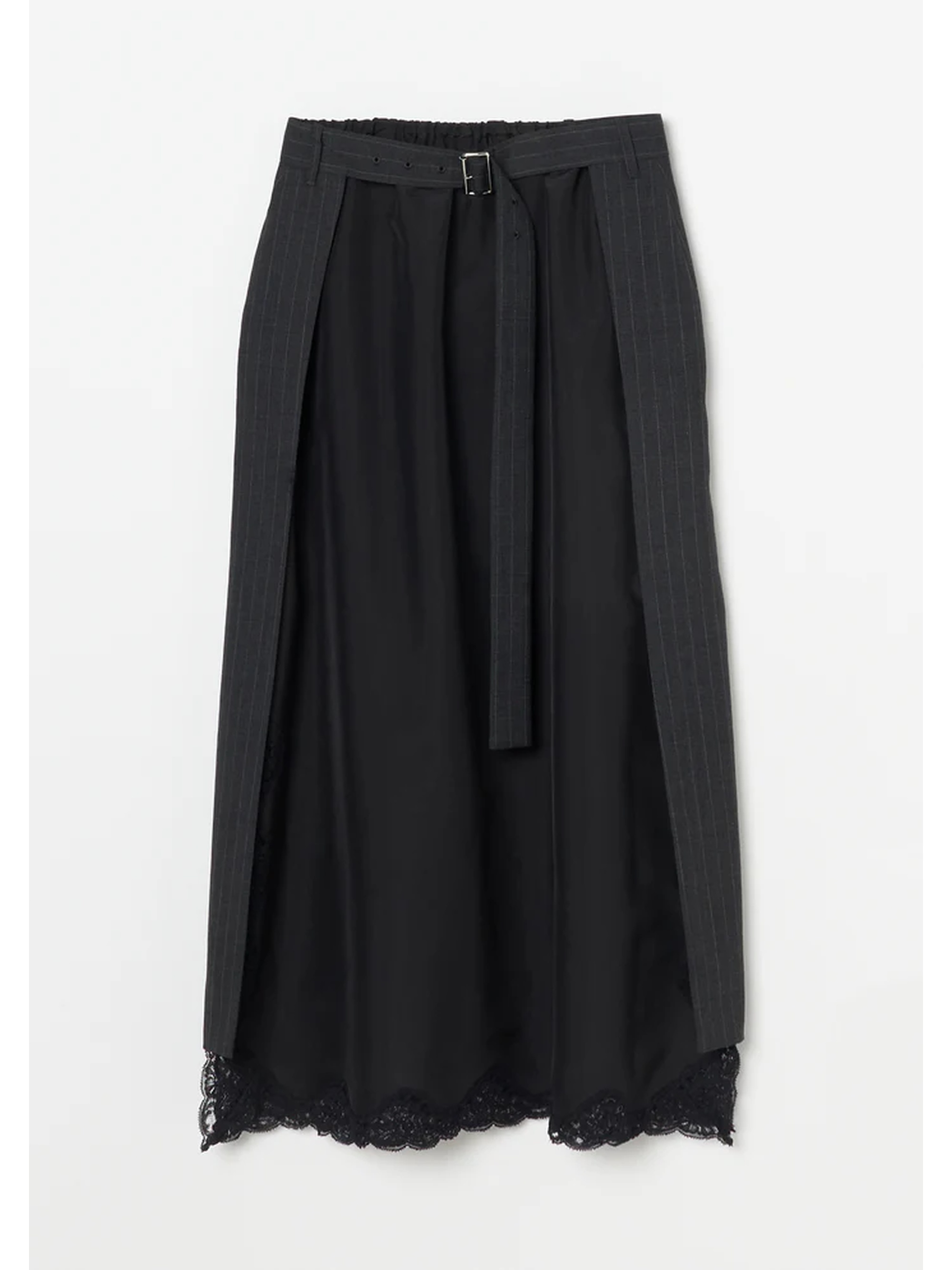 INSCRIRE WOOL LAYERED SKIRT裙子