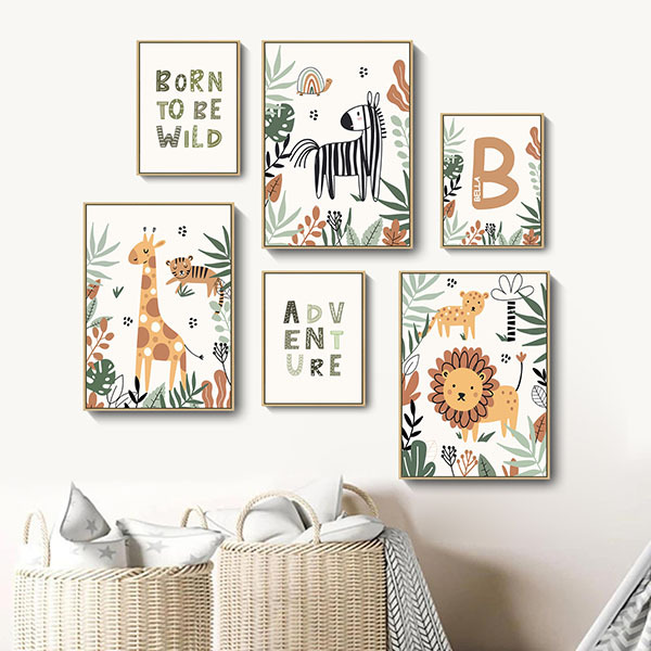 小小探險家無框掛畫