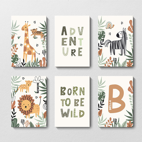 小小探險家無框掛畫