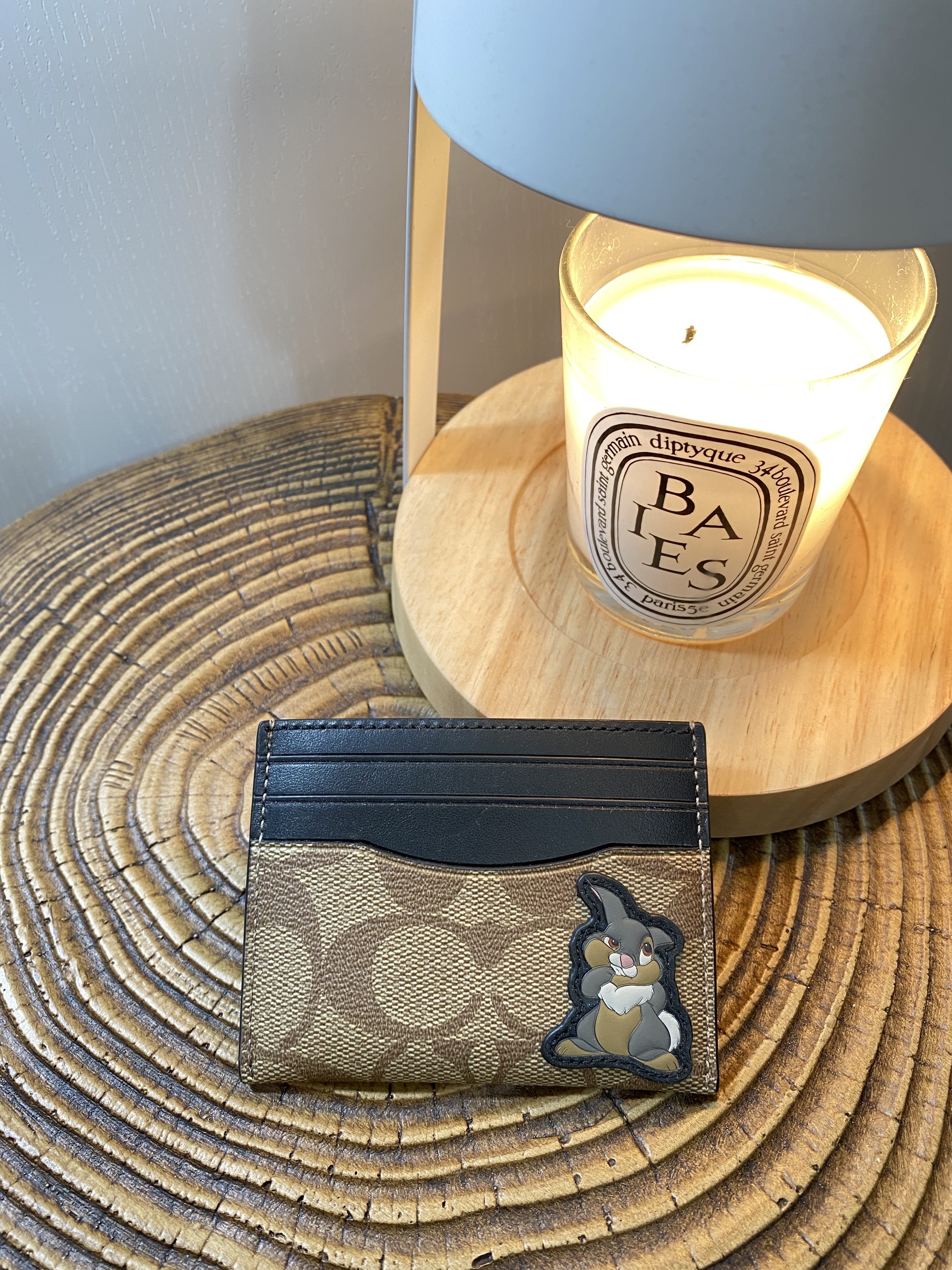 美國現貨 Coach x Disney Slim Card Case In Signature Canvas With Thumper