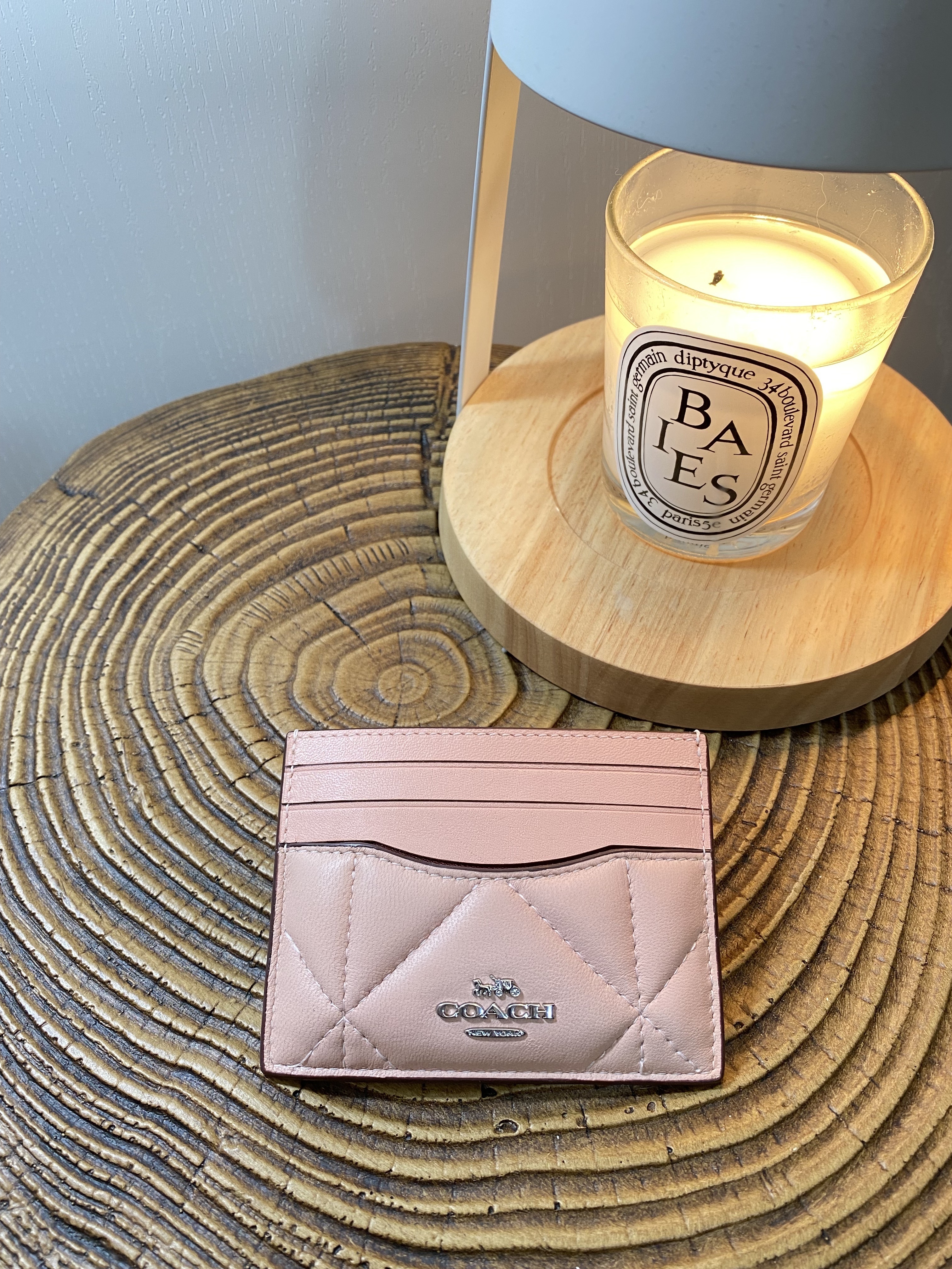 美國現貨 Coach Slim Card Case With Puffy Diamond Quilting