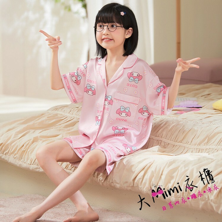✔️美樂蒂居家服套裝(親子款)絲質