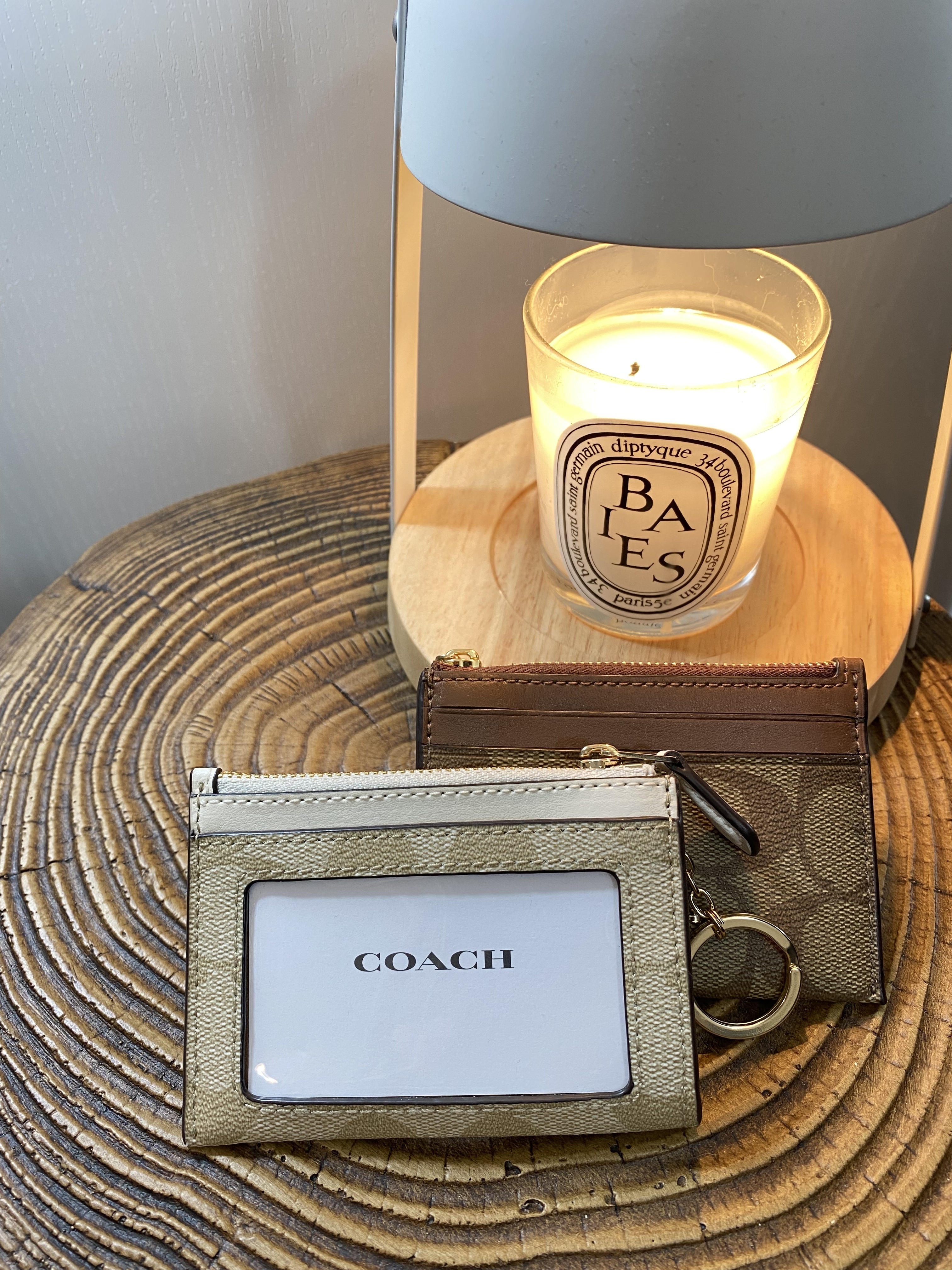 美國現貨 Coach Mini Skinny ID Card Case in Signature Canvas