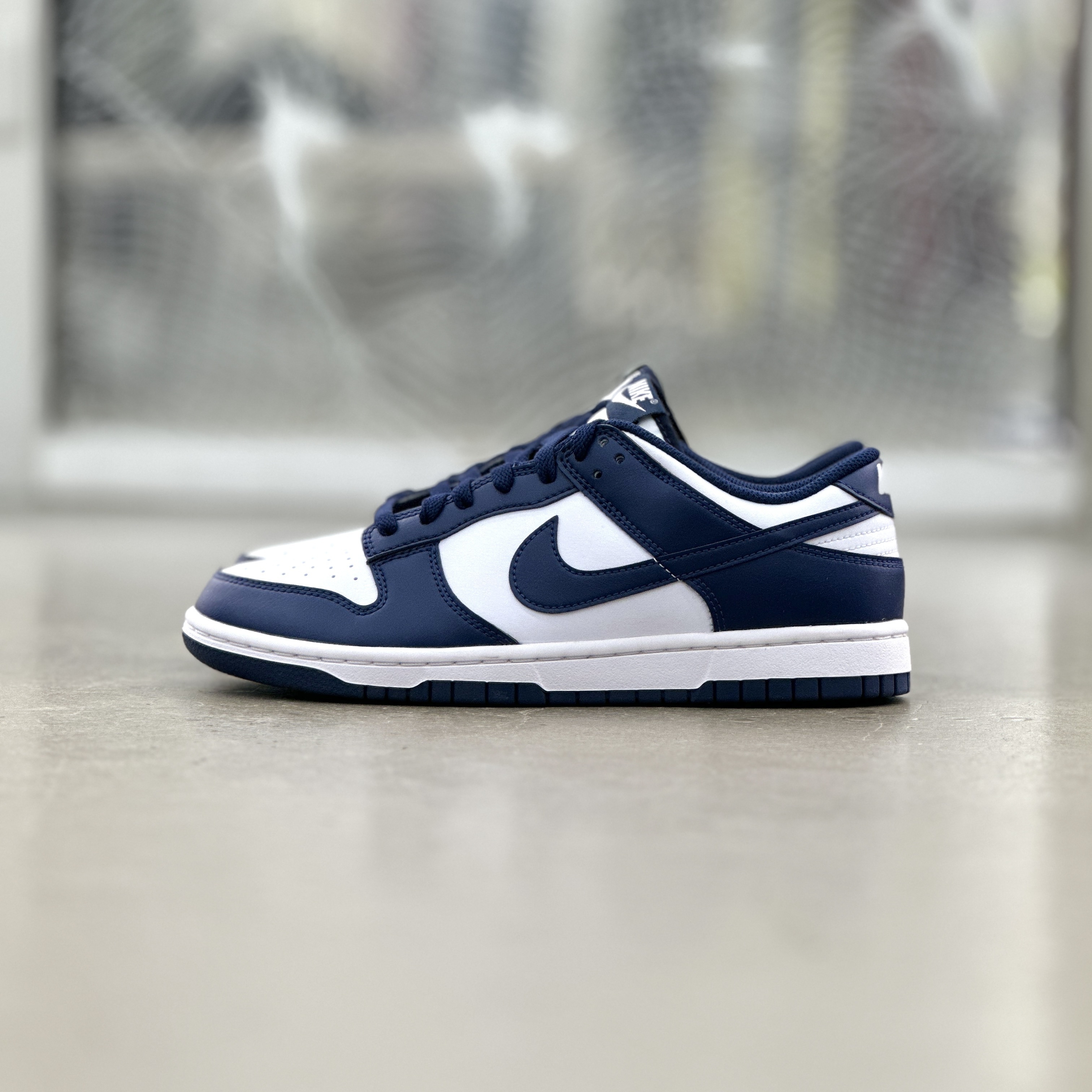 Nike Dunk Low White Midnight Navy | HF5441-107