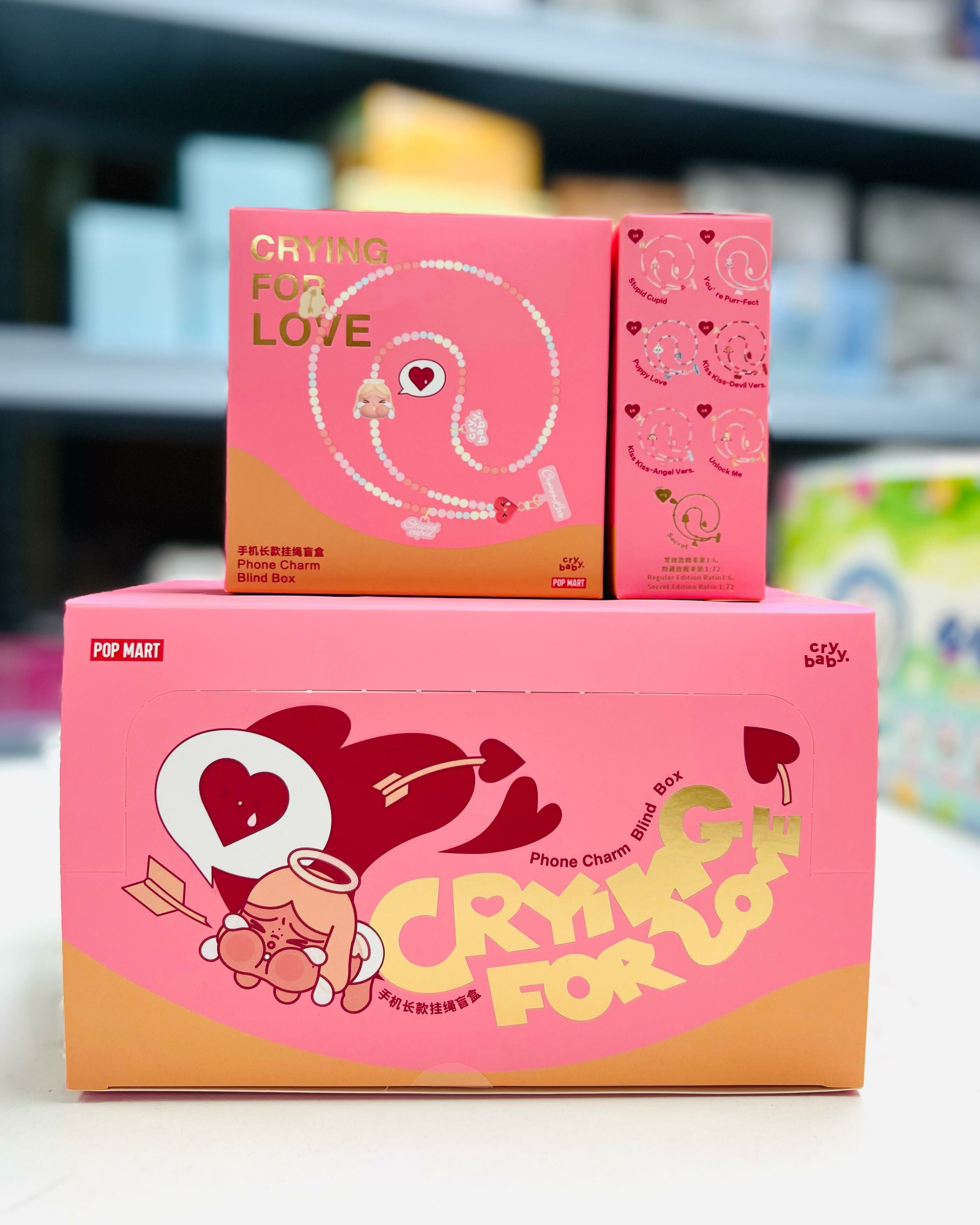 CRYBABY 愛神的眼淚系列-手機長款掛繩盲盒  ( POPMART )
