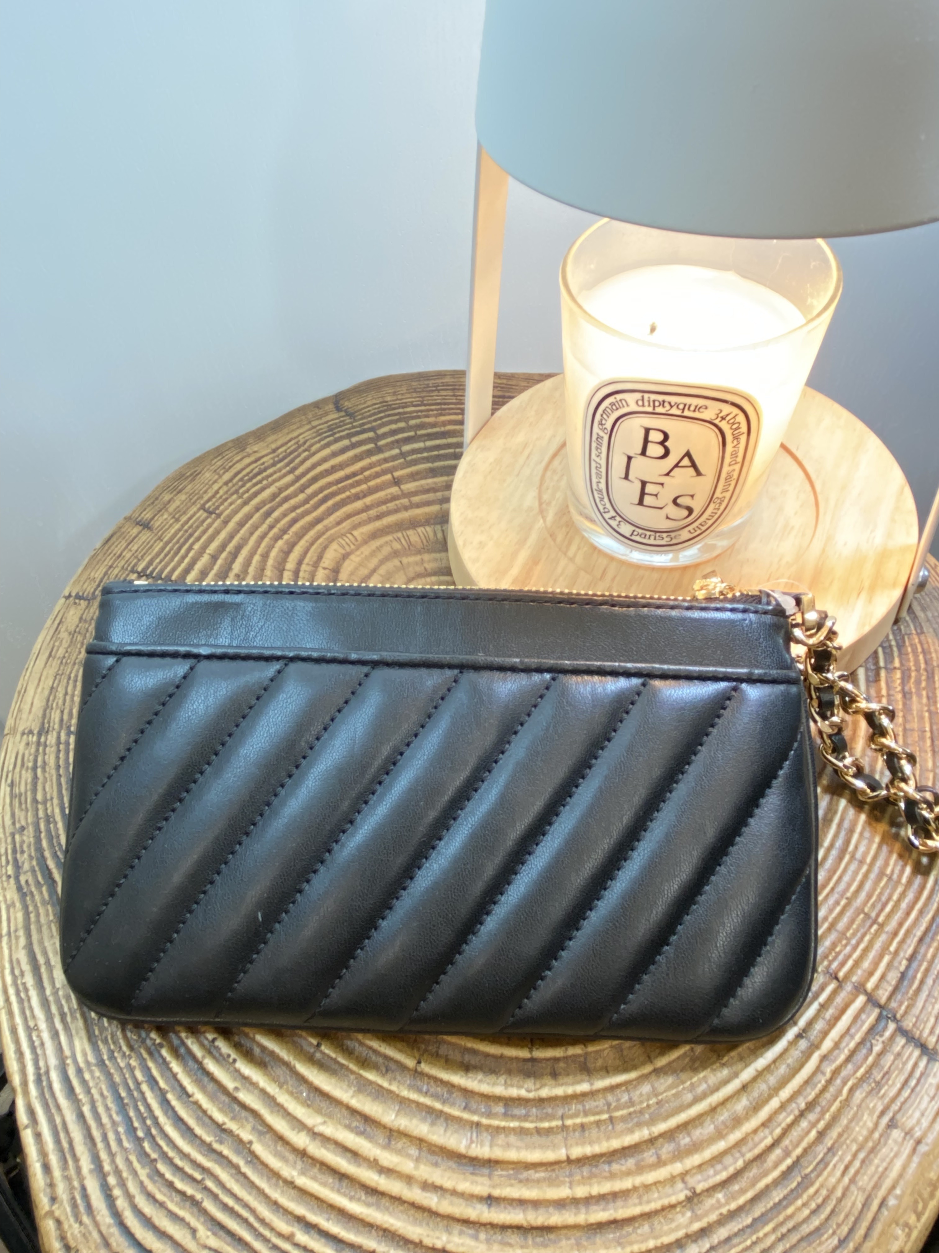 美國現貨 Michael Kors Medium Top Zip Chain Quilted Wallet