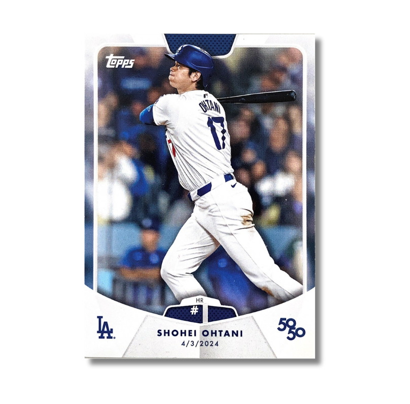 Topps 官方授權 大谷翔平 50-50 第1轟 2024/4/3 IN LOS ANGELES 紀念卡HR #1