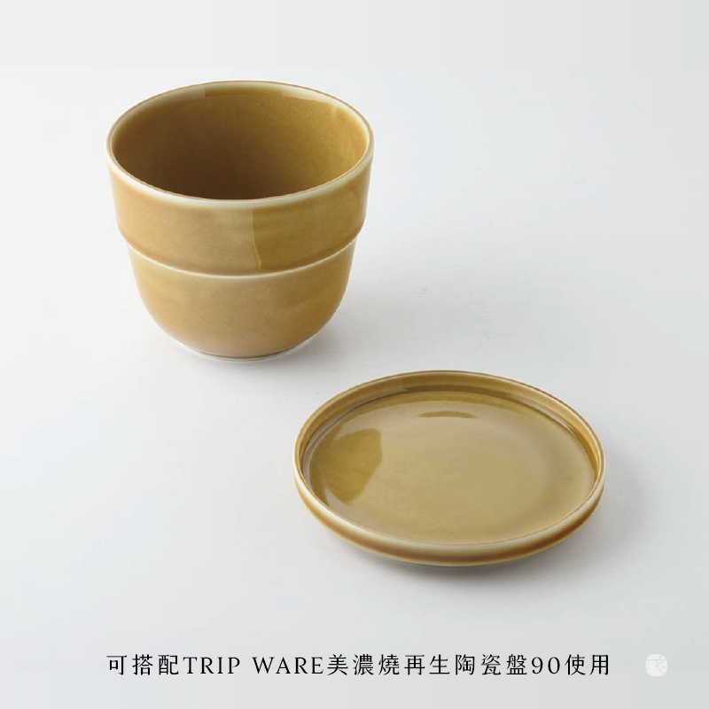 日本|《TRIP WARE》 美濃燒再生陶瓷茶杯－象牙色/ 焦糖色/ 水釉/ 白釉