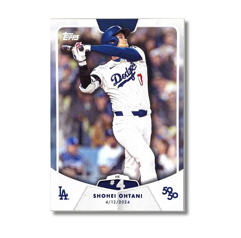 Topps 官方授權 大谷翔平 50-50 第4轟 2024/4/12 IN LOS ANGELES 紀念卡 #4
