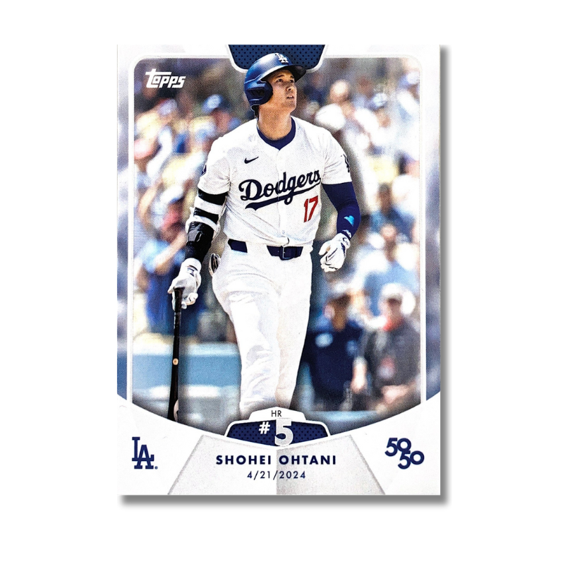 Topps 官方授權 大谷翔平 50-50 第5轟 2024/4/21 IN LOS ANGELES 紀念卡 #5