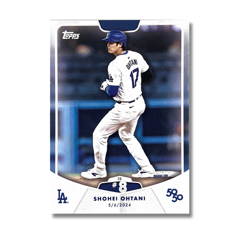 Topps 官方授權 大谷翔平 50-50 第8盜 2024/5/6 IN LOS ANGELES 紀念卡 #8