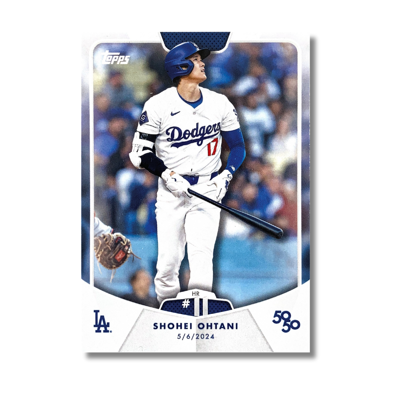 Topps 官方授權 大谷翔平 50-50 第11轟 2024/5/6 IN LOS ANGELES 紀念卡HR #11