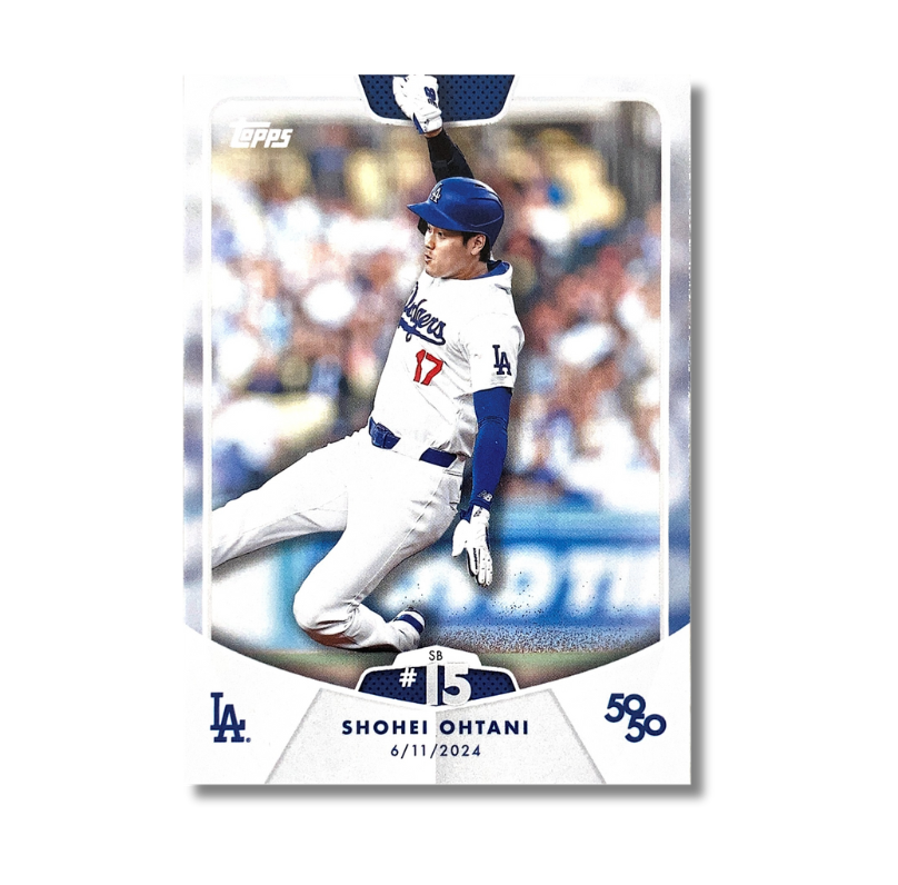 Topps 官方授權 大谷翔平 50-50 第15盜 2024/6/11 IN LOS ANGELES 紀念卡SB #15