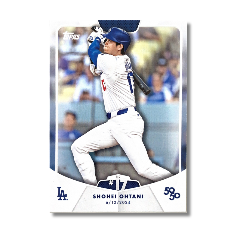 Topps 官方授權 大谷翔平 50-50 第17轟 2024/6/12 IN LOS ANGELES 紀念卡HR #17