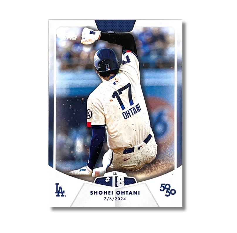 Topps 官方授權 大谷翔平 50-50 第18盜 2024/7/6 IN LOS ANGELES 紀念卡SB #18