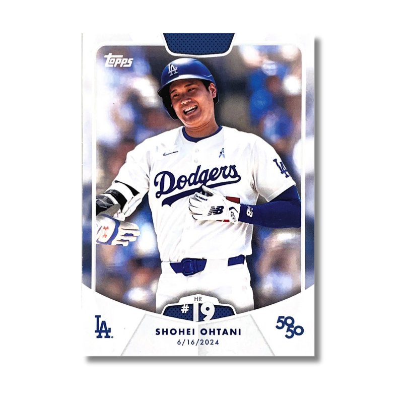 Topps 官方授權 大谷翔平 50-50 第19轟 2024/6/16 IN LOS ANGELES 紀念卡HR #19