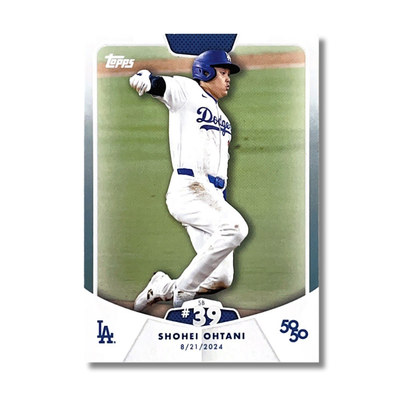 Topps 官方授權 大谷翔平 50-50 第39盜 2024/8/21 IN LOS ANGELES 紀念卡SB #39