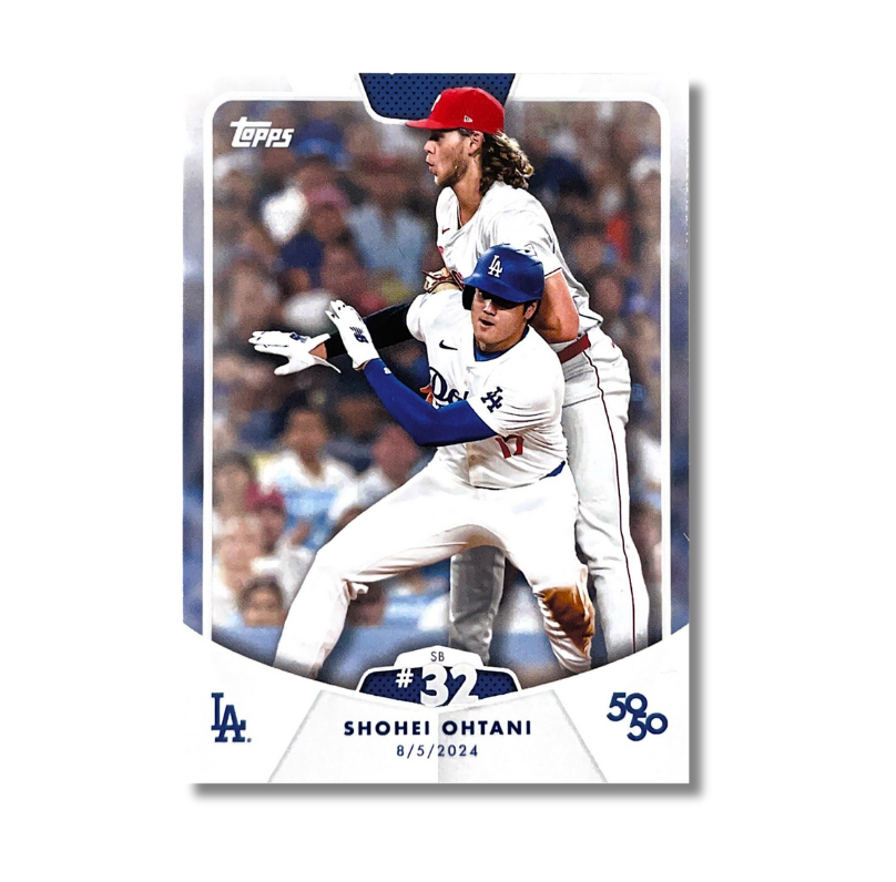 Topps 官方授權 大谷翔平 50-50 第32盜 2024/8/5 IN LOS ANGELES 紀念卡SB #32