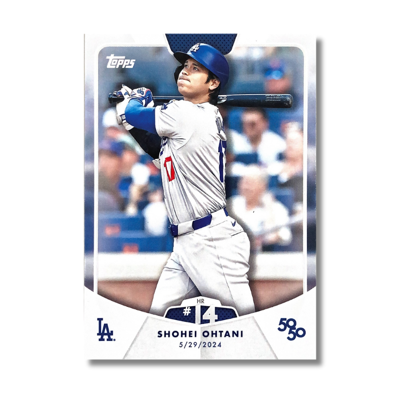 Topps 官方授權 大谷翔平 50-50 第14轟 2024/5/29 IN NEW YORK 紀念卡HR #14