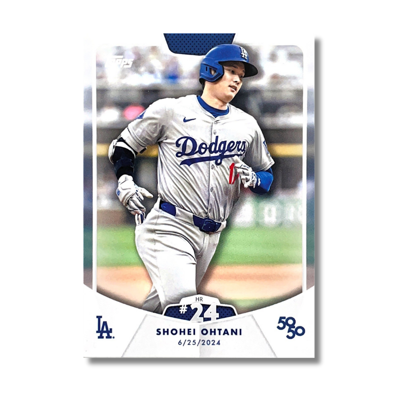 Topps 官方授權 大谷翔平 50-50 第24轟 2024/6/25 IN CHICAGO 紀念卡HR #24