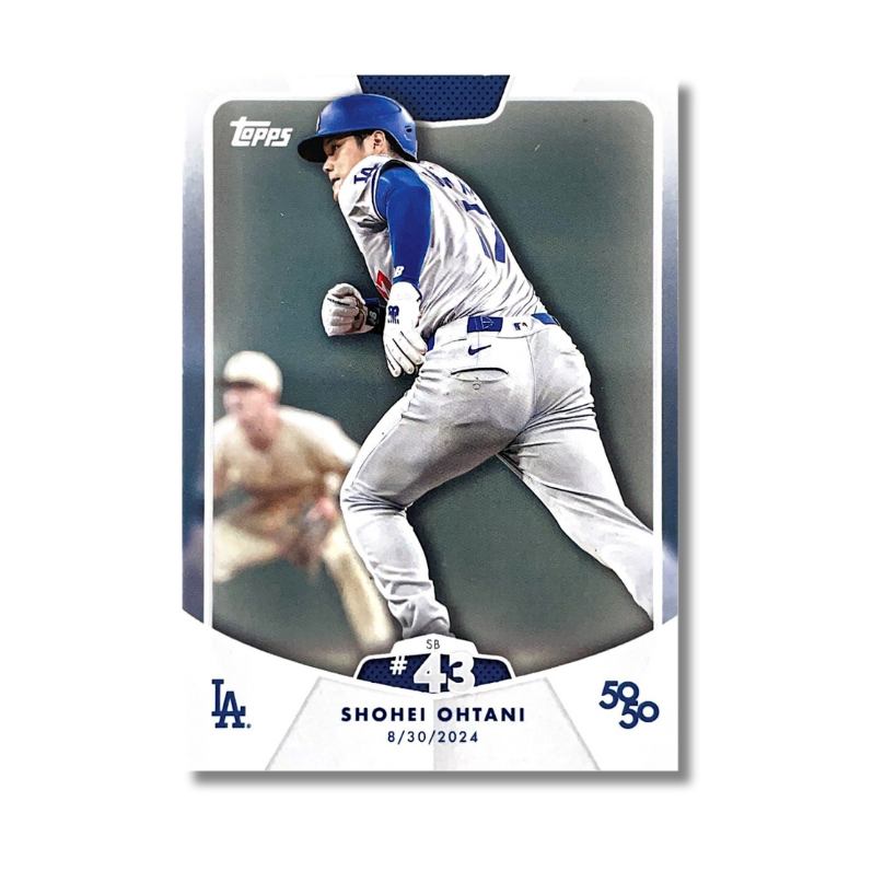Topps 官方授權 大谷翔平 50-50 第43盜 2024/8/30 IN ARIZONA 紀念卡SB #43
