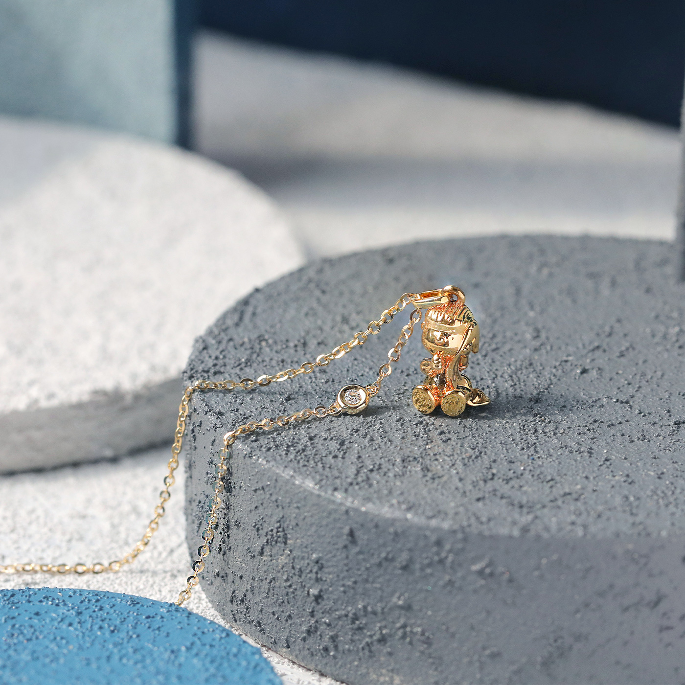 SNOOPY｜柔軟擁抱 — 3分鑽石項鍊