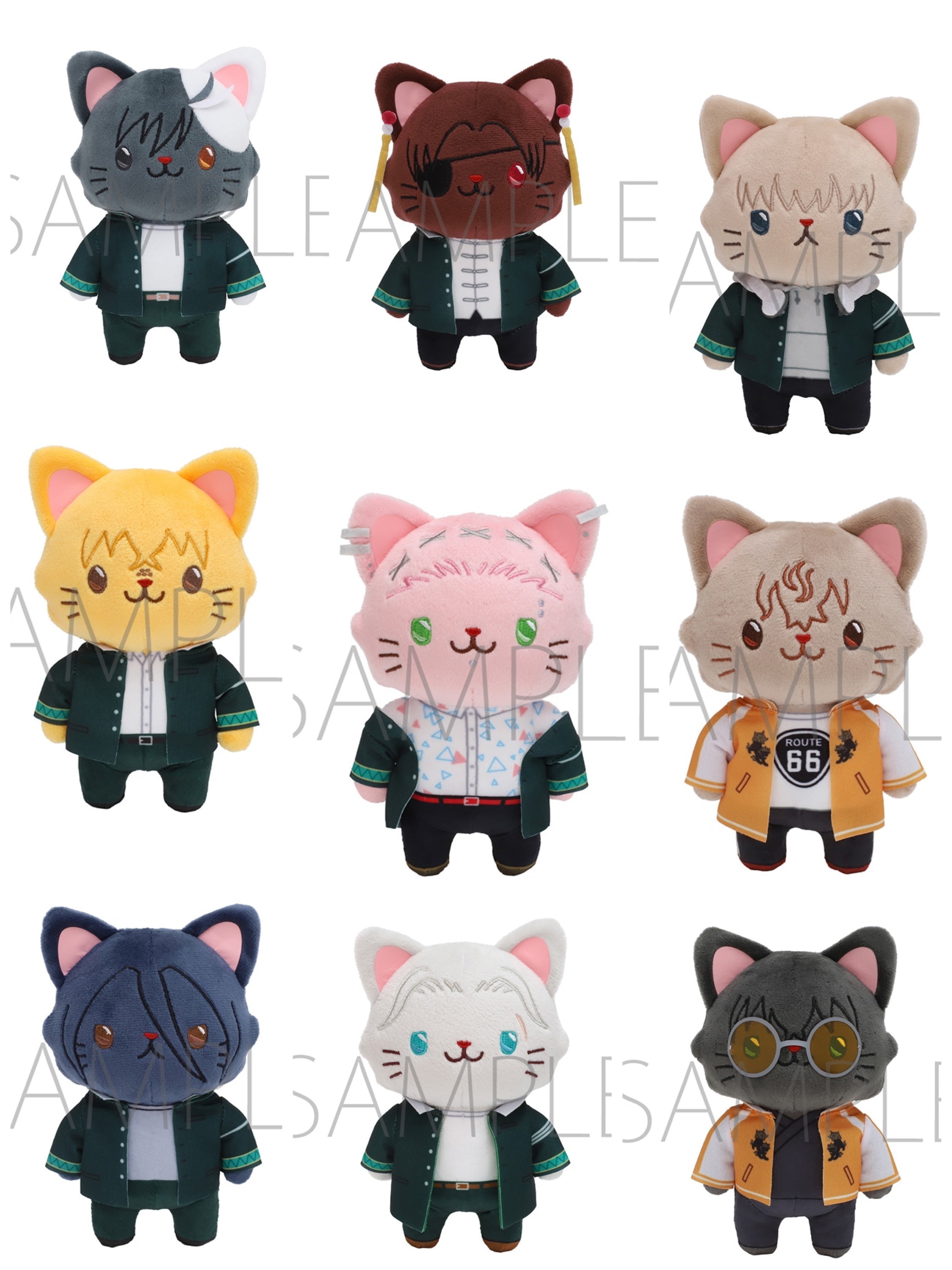 4550621254611 MOVIC 預訂 2025/7月 WIND BREAKER　withCATアイマスク付きぬいぐるみキーホルダー