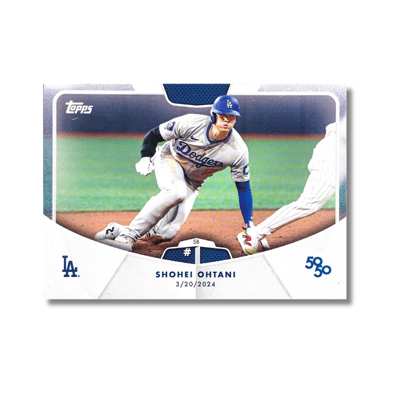 Topps 官方授權 大谷翔平 50-50 第1盜 2024/3/20 IN KOREA 紀念卡SB #1