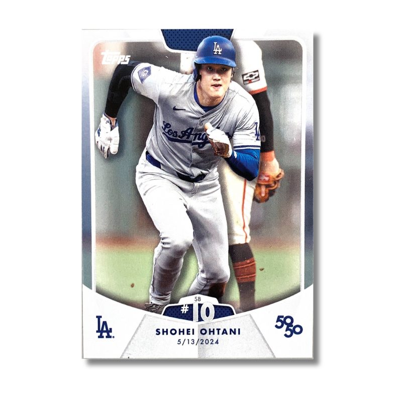 Topps 官方授權 大谷翔平 50-50 第10盜 2024/5/13 IN SAN FRANCISCO 紀念卡SB #10