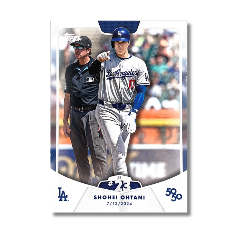 Topps 官方授權 大谷翔平 50-50 第23盜 2024/7/13 IN DETROIT 紀念卡SB #23