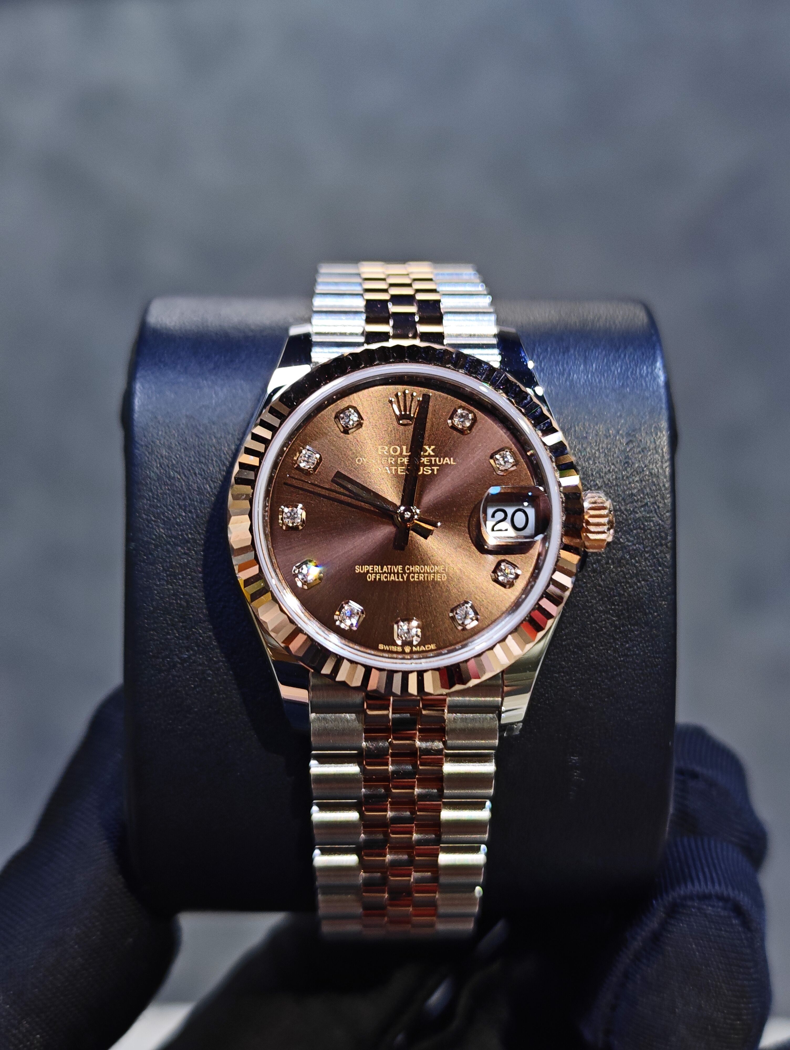 ちょこ ROLEX 278271 CHOCOLATE DIAL DATEJUST 31 JUBILEE STRAP