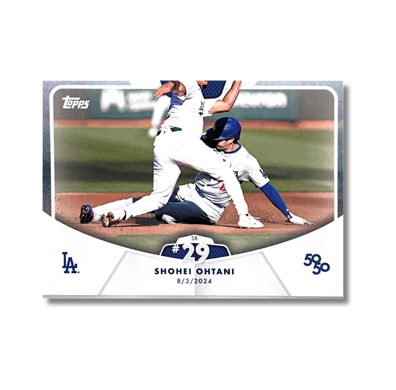 Topps 官方授權 大谷翔平 50-50 第29盜 2024/8/3 IN OAKLAND 紀念卡SB #29