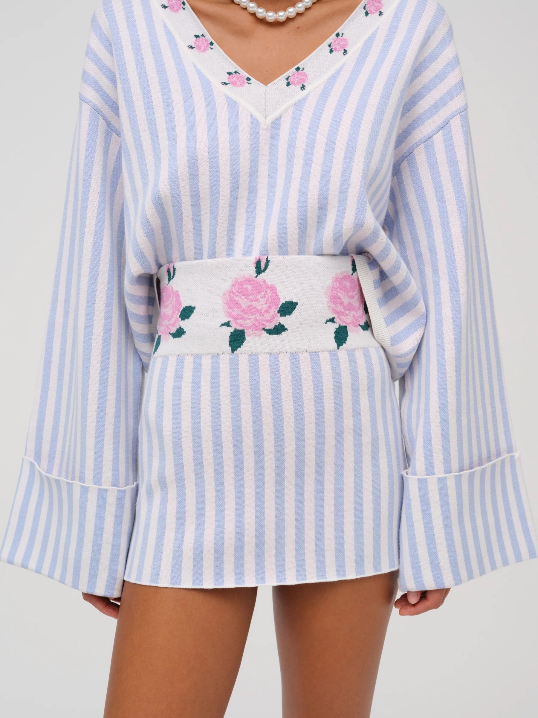 Edie Jacquard Knit Mini Skirt