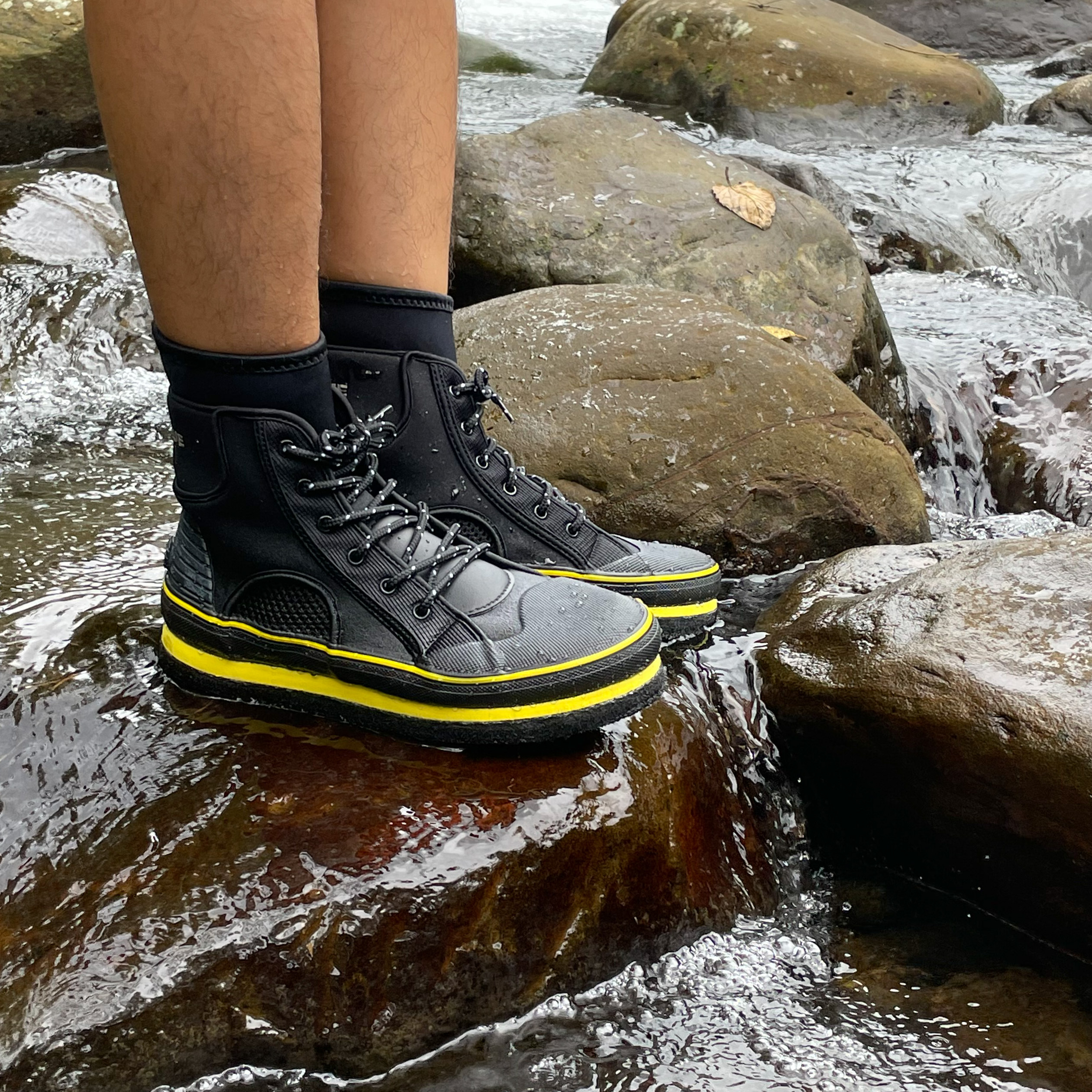 YONGYUE運動型EVA防滑鞋/黑色