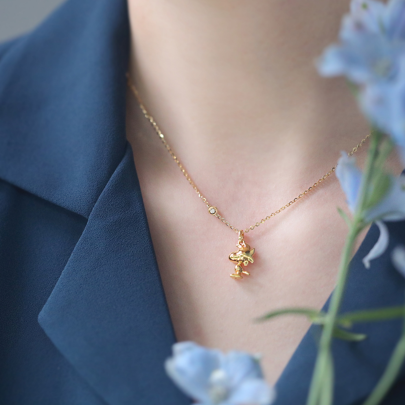 SNOOPY｜陽光摯友 — 3分鑽石項鍊