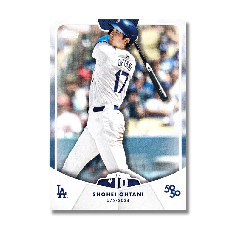 Topps 官方授權 大谷翔平 50-50 第10轟 2024/5/5 IN LOS ANGELES 紀念卡HR #10
