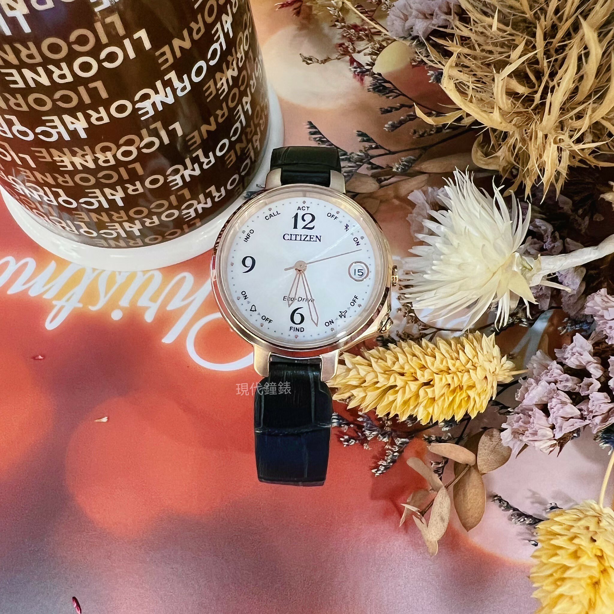 【CITIZEN 星辰】經典時尚光動能女腕錶 EE4022-16A 33mm 現代鐘錶