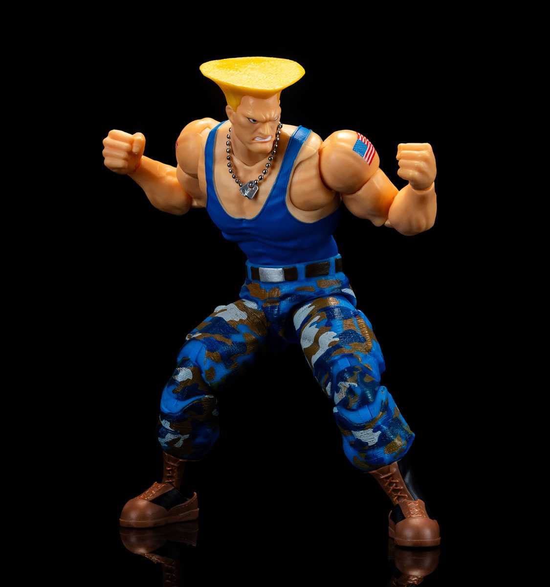 JADA 6吋 快打旋風  蓋爾 (Player 2) 可動人偶