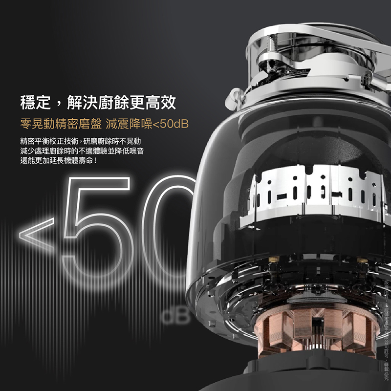 K90 斷水流廚下廚餘機