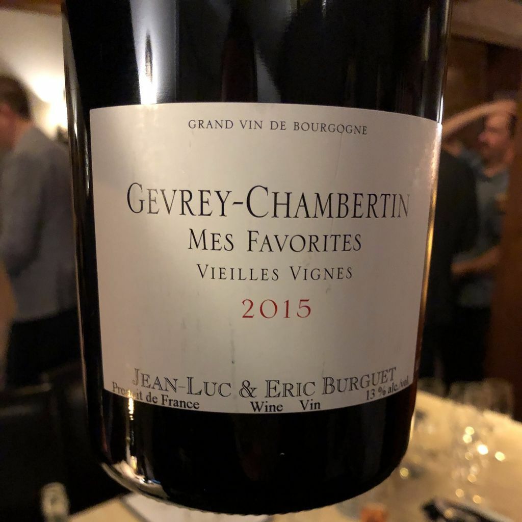 Jean-Luc & Eric Burguet Gevrey-Chambertin Mes Favorites Vieilles Vignes 2015