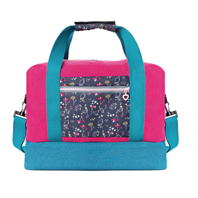 撞色帆布旅行袋(材料包)