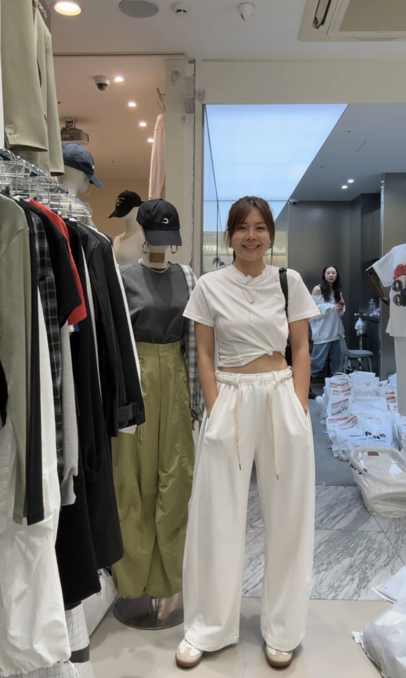 洗水棉TEE＋衛衣褲組合