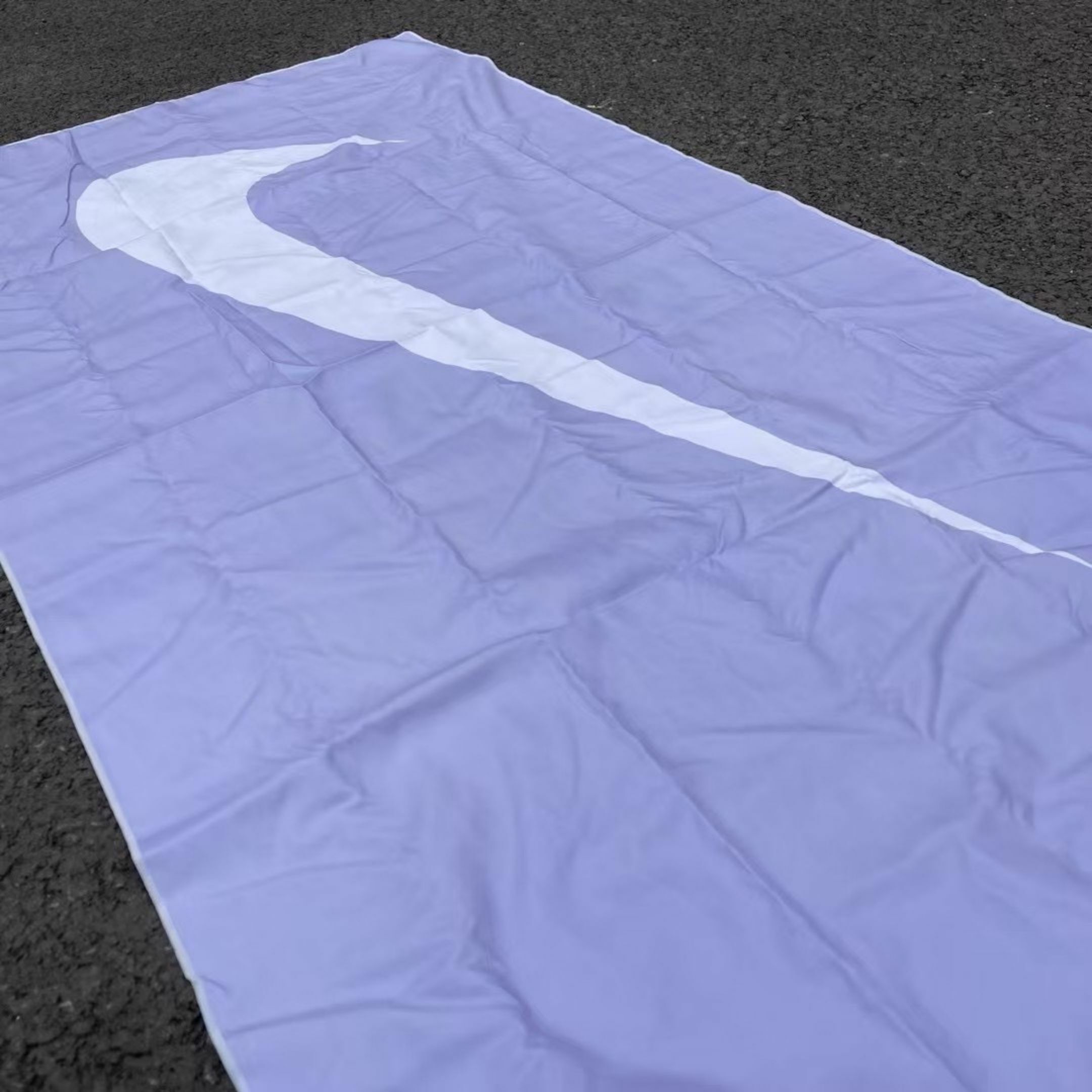 NICEDAY 配件 預購 NIKE TOWEL 三件組 毛巾 運動 吸汗 健身 跑步 清潔 紫色 小包 收納袋