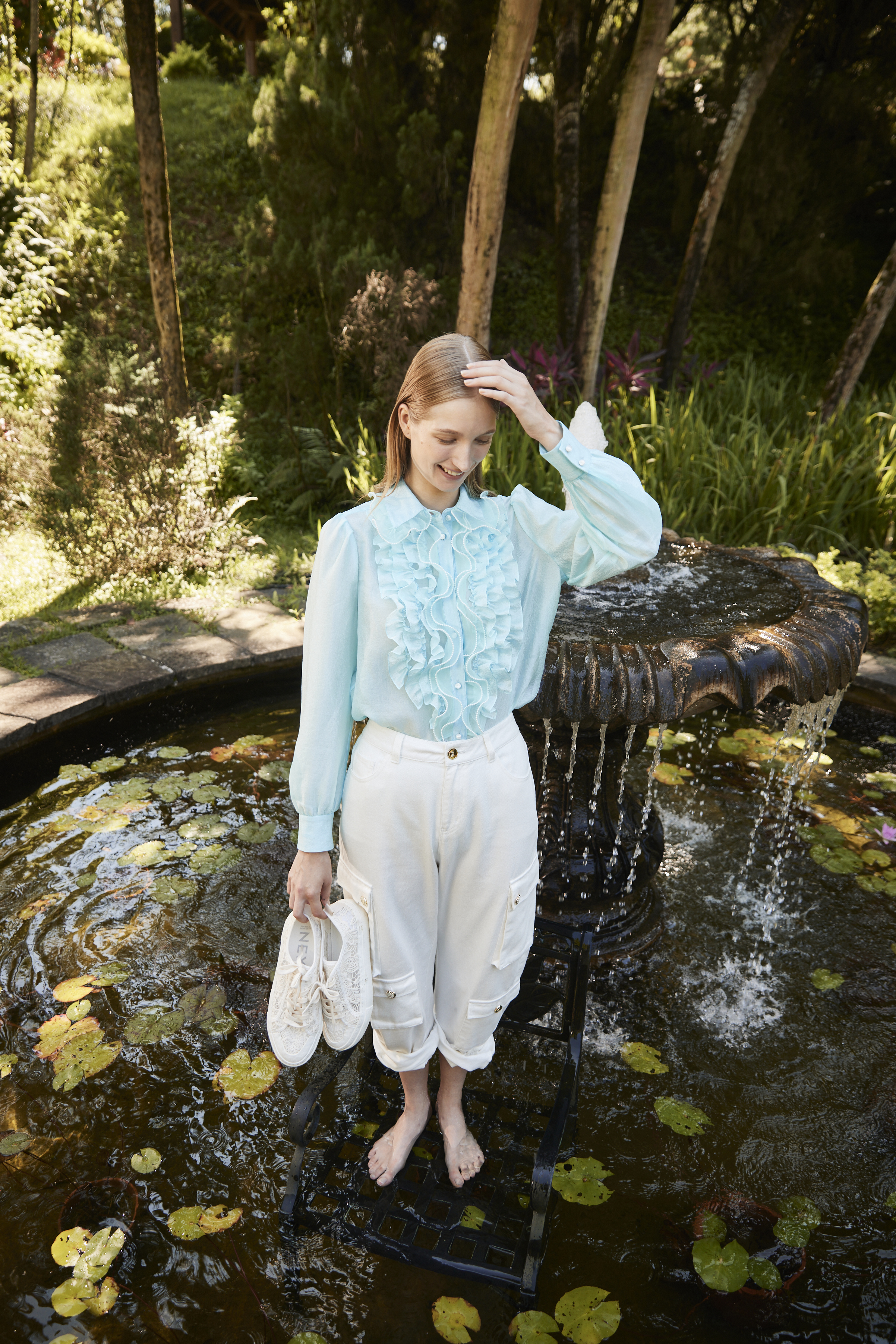 BE10016A1 浪漫婚禮藍玫瑰襯衫