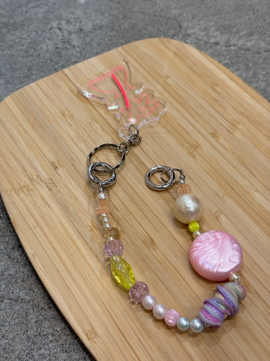 [remonnoiremon] 小花串珠掛繩 | remon96