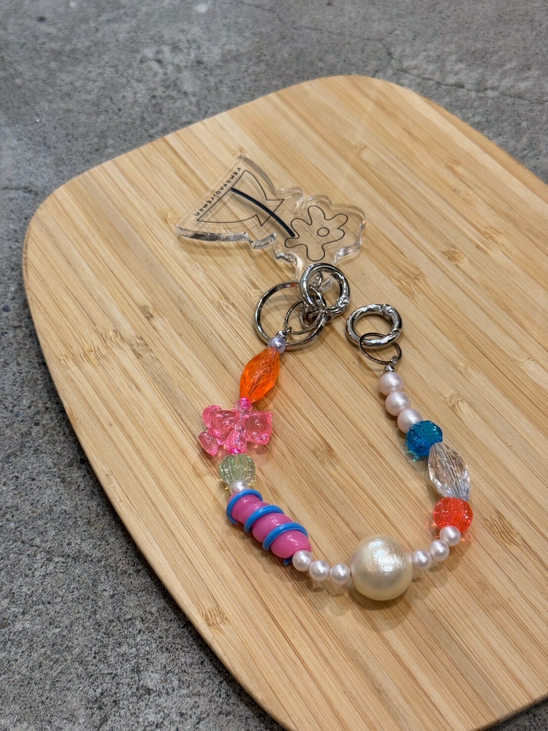 [remonnoiremon] 小花串珠掛繩 | remon97