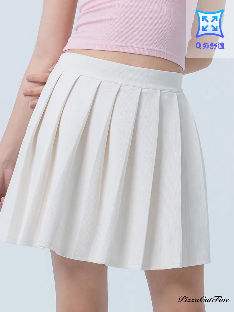 [SALE]濾鏡面膜顯瘦百褶短裙（內有安全褲）PizzaCutFive PCF252491007