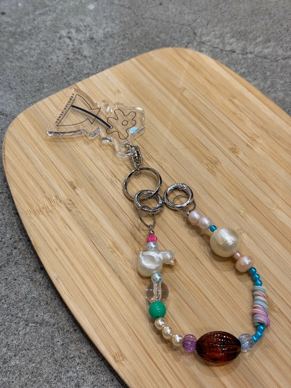 [remonnoiremon] 小花串珠掛繩 | remon100