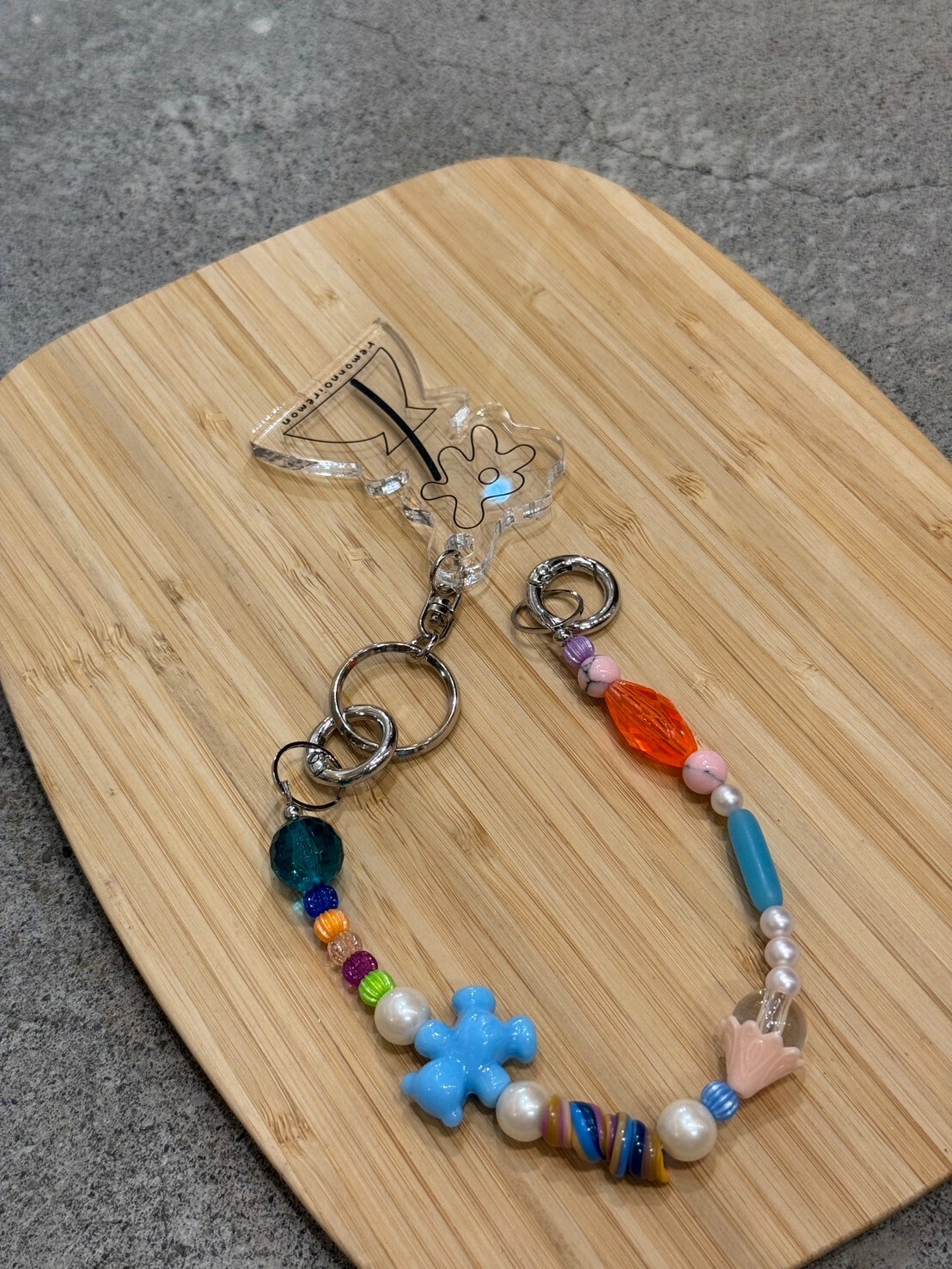 [remonnoiremon] 小花串珠掛繩 | remon101